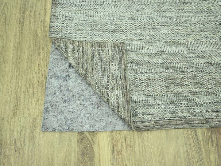 10'4" x 13'11" New Hand Knotted Brown Wool Rectangle Oriental Rug - MOA10276961