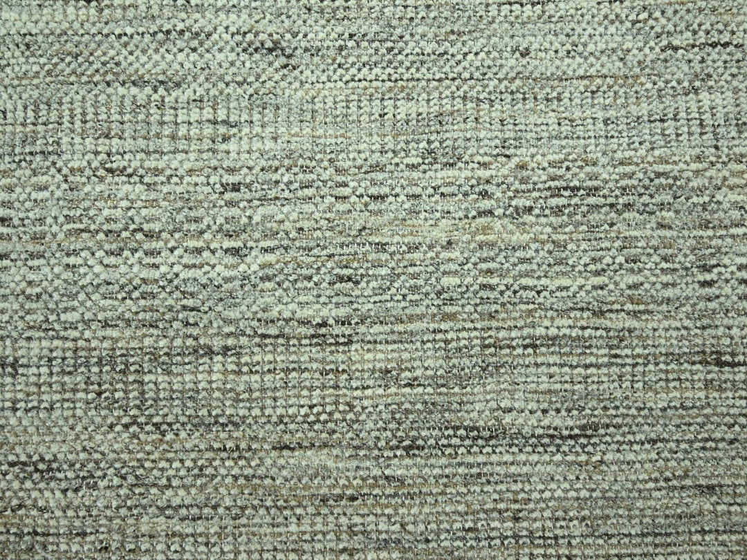 10'4" x 13'11" New Hand Knotted Brown Wool Rectangle Oriental Rug - MOA10276961