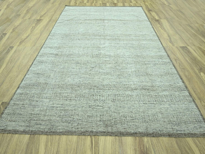 9'3" x 12'2" New Hand Knotted Brown Wool Rectangle Oriental Rug - MOA10276962