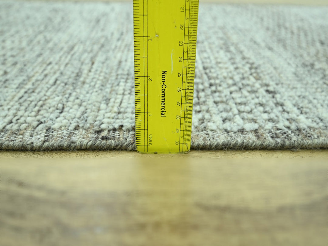 2'0" x 3'0" New Hand Knotted Brown Wool Rectangle Oriental Rug - MOA10276966