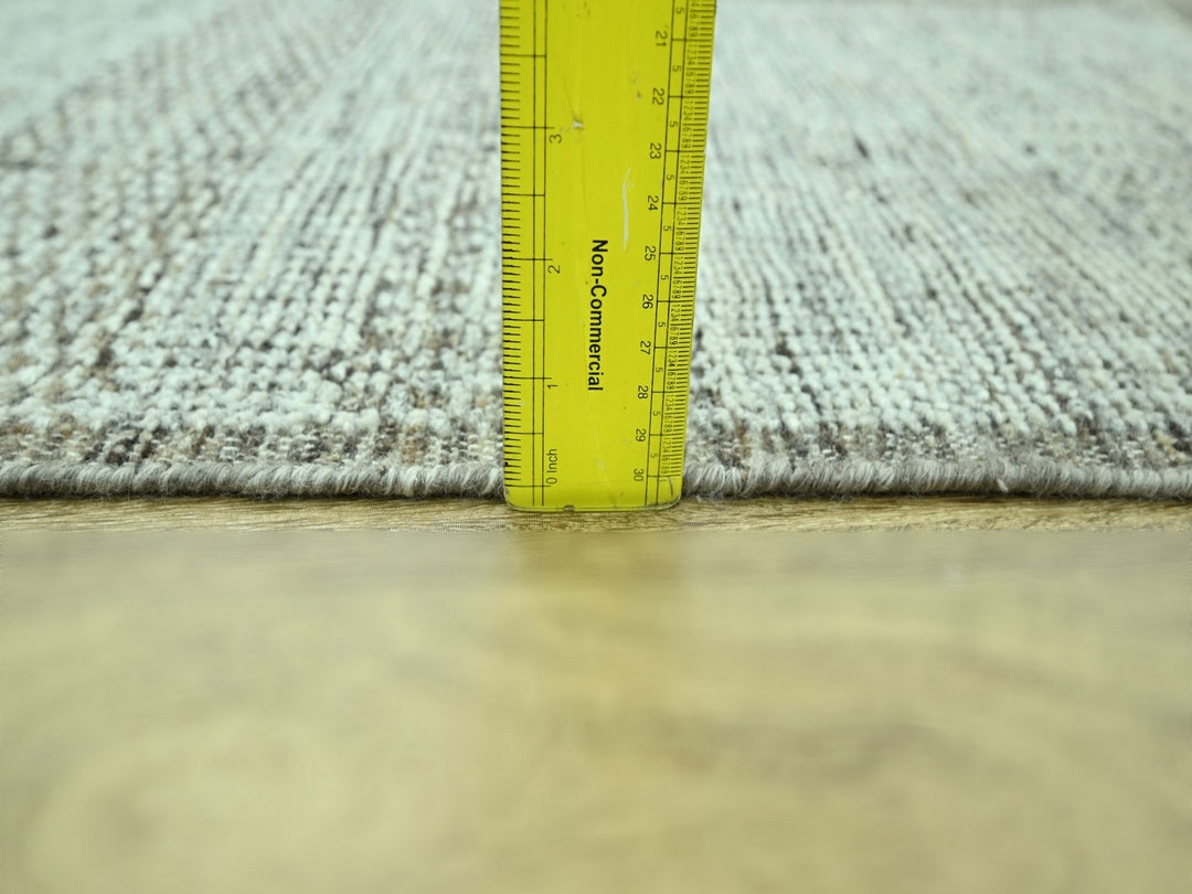 2'0" x 3'0" New Hand Knotted Brown Wool Rectangle Oriental Rug - MOA10276969