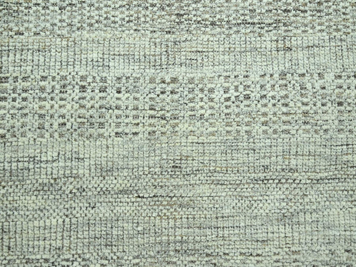 9'2" x 12'3" New Hand Knotted Brown Wool Rectangle Oriental Rug - MOA10276973