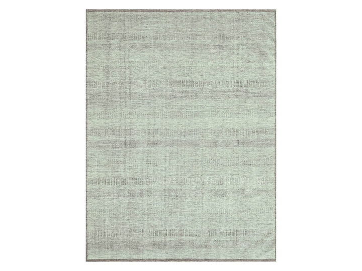 9'7" x 13'0" New Hand Knotted Red Wool Rectangle Oriental Rug - MOA10276980