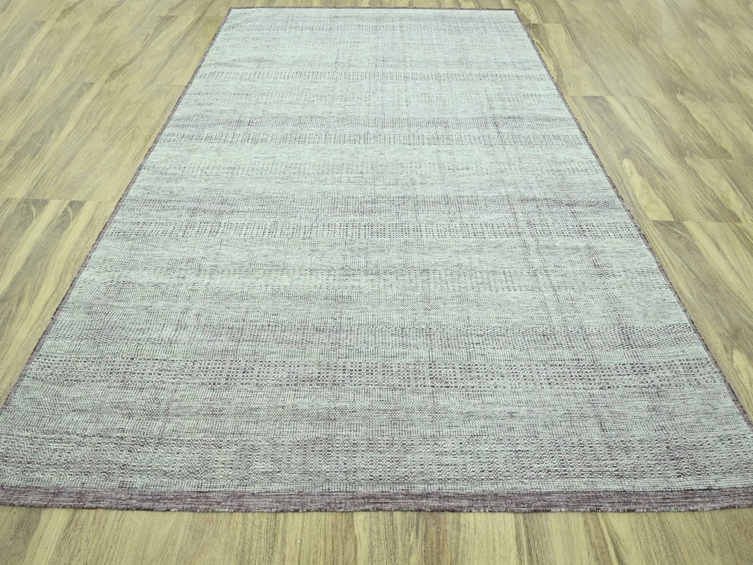 9'7" x 13'0" New Hand Knotted Red Wool Rectangle Oriental Rug - MOA10276980