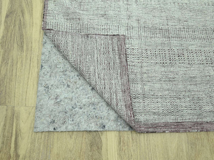 9'7" x 13'0" New Hand Knotted Red Wool Rectangle Oriental Rug - MOA10276980