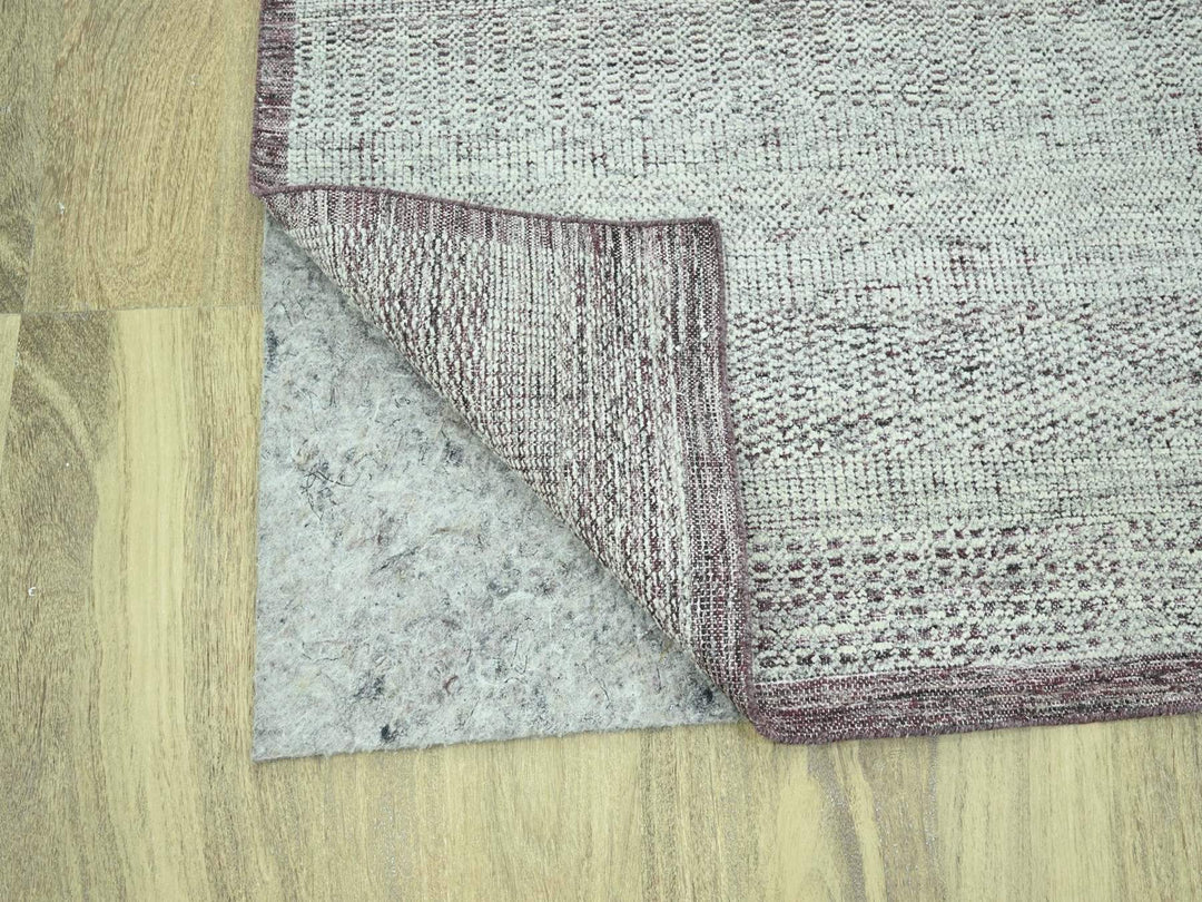 8'11" x 12'2" New Hand Knotted Red Wool Rectangle Oriental Rug - MOA10276981