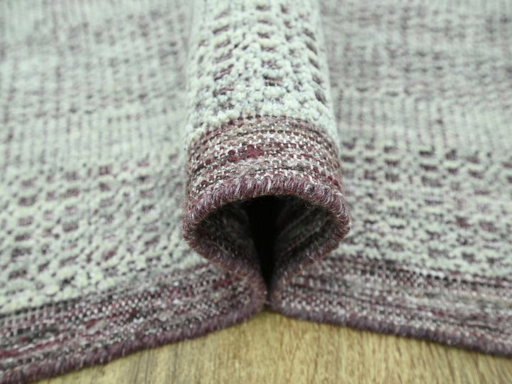 8'11" x 12'2" New Hand Knotted Red Wool Rectangle Oriental Rug - MOA10276981