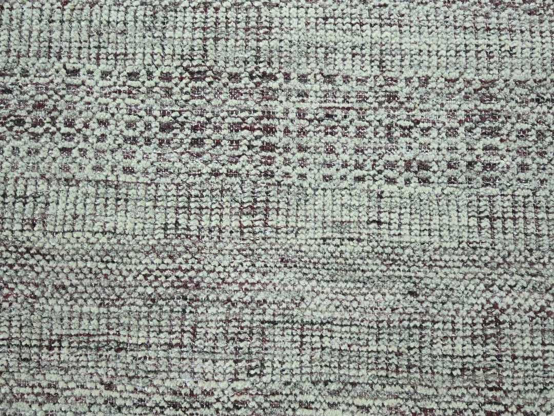 8'11" x 12'2" New Hand Knotted Red Wool Rectangle Oriental Rug - MOA10276981