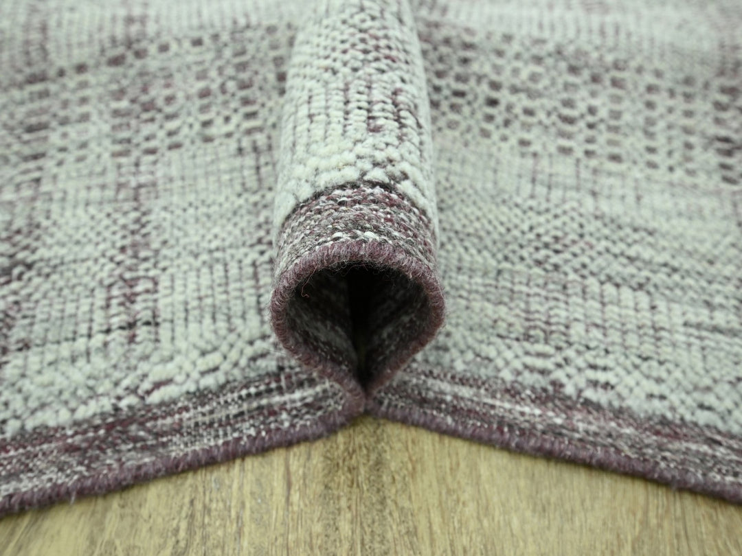 8'10" x 11'10" New Hand Knotted Red Wool Rectangle Oriental Rug - MOA10276982