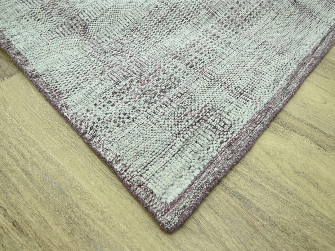 8'10" x 11'10" New Hand Knotted Red Wool Rectangle Oriental Rug - MOA10276982