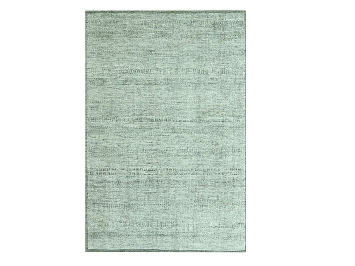 2'0" x 3'0" New Hand Knotted Green Wool Rectangle Oriental Rug - MOA10276989