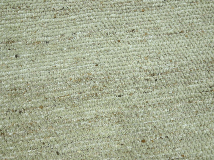 9'0" x 12'0" New Hand Knotted Green Wool Rectangle Oriental Rug - MOA10276991