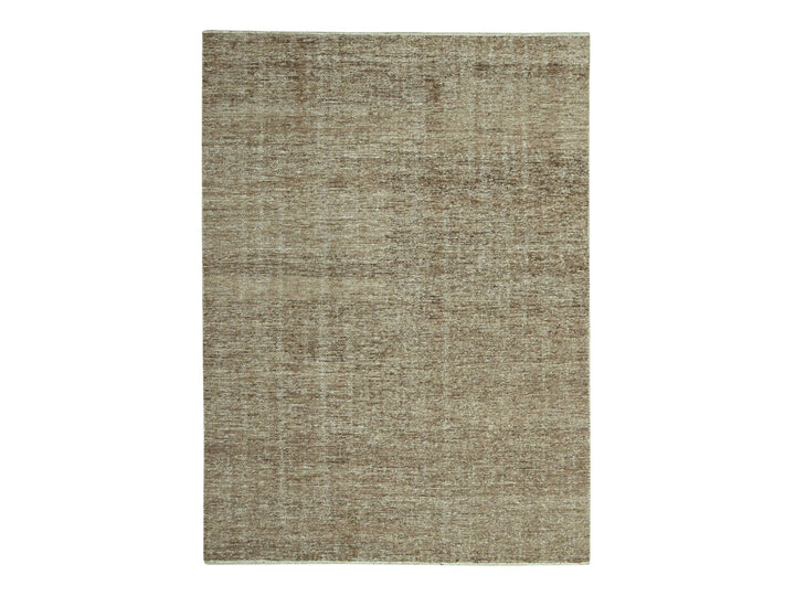8'11" x 12'0" New Hand Knotted Brown Wool Rectangle Oriental Rug - MOA10276992