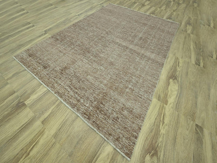 8'11" x 12'0" New Hand Knotted Brown Wool Rectangle Oriental Rug - MOA10276992