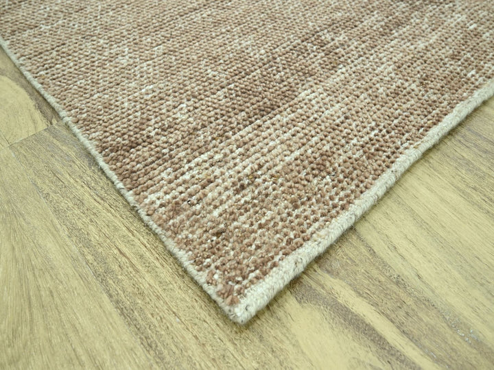 8'11" x 12'0" New Hand Knotted Brown Wool Rectangle Oriental Rug - MOA10276992