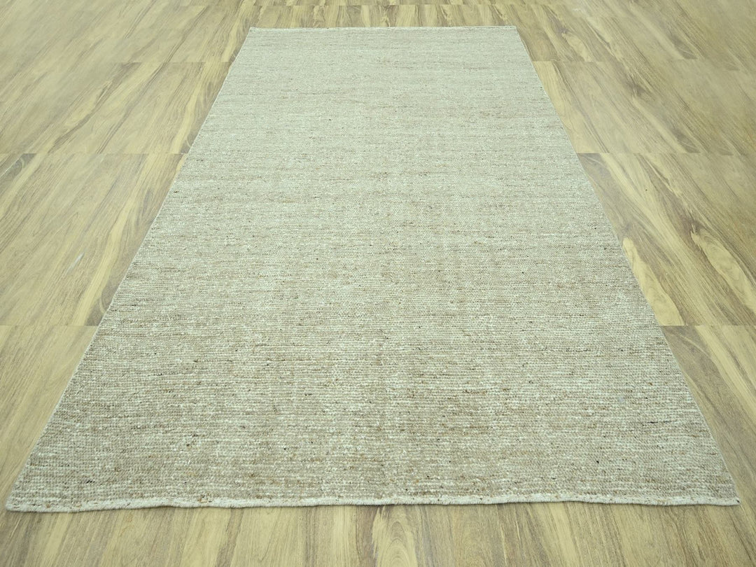 8'10" x 12'0" New Hand Knotted Brown Wool Rectangle Oriental Rug - MOA10276994