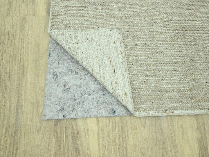 8'10" x 12'0" New Hand Knotted Brown Wool Rectangle Oriental Rug - MOA10276994