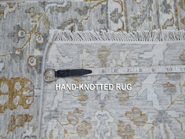2'0" x 3'0" New Hand Knotted Grey Wool Rectangle Oriental Rug - MOA10277003