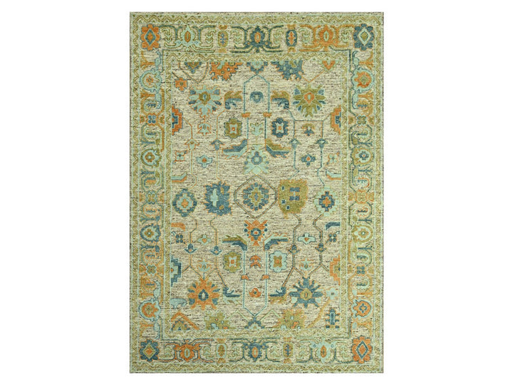 10'2" x 14'2" New Hand Knotted Brown Wool Rectangle Oriental Rug - MOA10277006