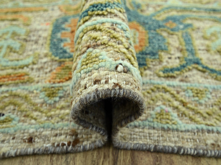 10'2" x 14'2" New Hand Knotted Brown Wool Rectangle Oriental Rug - MOA10277006