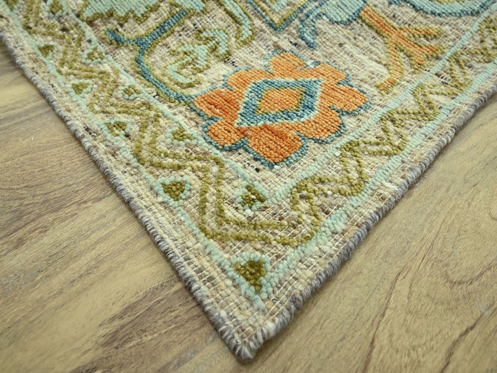 10'2" x 14'2" New Hand Knotted Brown Wool Rectangle Oriental Rug - MOA10277006