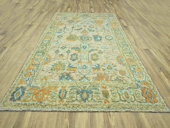 9'3" x 12'2" New Hand Knotted Brown Wool Rectangle Oriental Rug - MOA10277008
