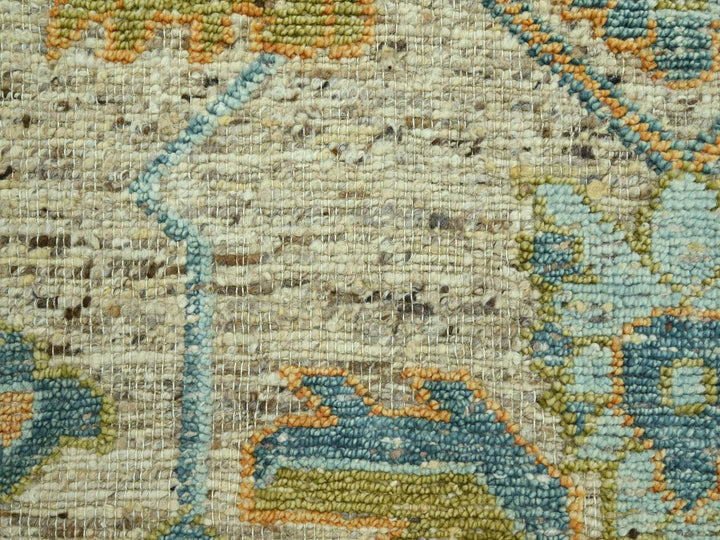 9'3" x 12'2" New Hand Knotted Brown Wool Rectangle Oriental Rug - MOA10277008