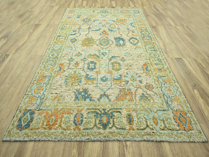 9'2" x 12'0" New Hand Knotted Brown Wool Rectangle Oriental Rug - MOA10277009