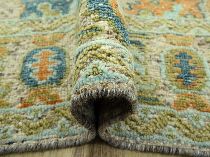 9'2" x 12'0" New Hand Knotted Brown Wool Rectangle Oriental Rug - MOA10277009