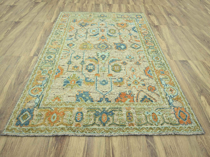 8'0" x 10'0" New Hand Knotted Brown Wool Rectangle Oriental Rug - MOA10277013