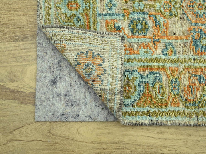 3'3" x 5'0" New Hand Knotted Brown Wool Rectangle Oriental Rug - MOA10277021