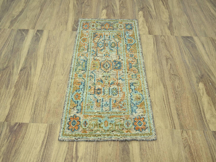3'0" x 5'3" New Hand Knotted Brown Wool Rectangle Oriental Rug - MOA10277022