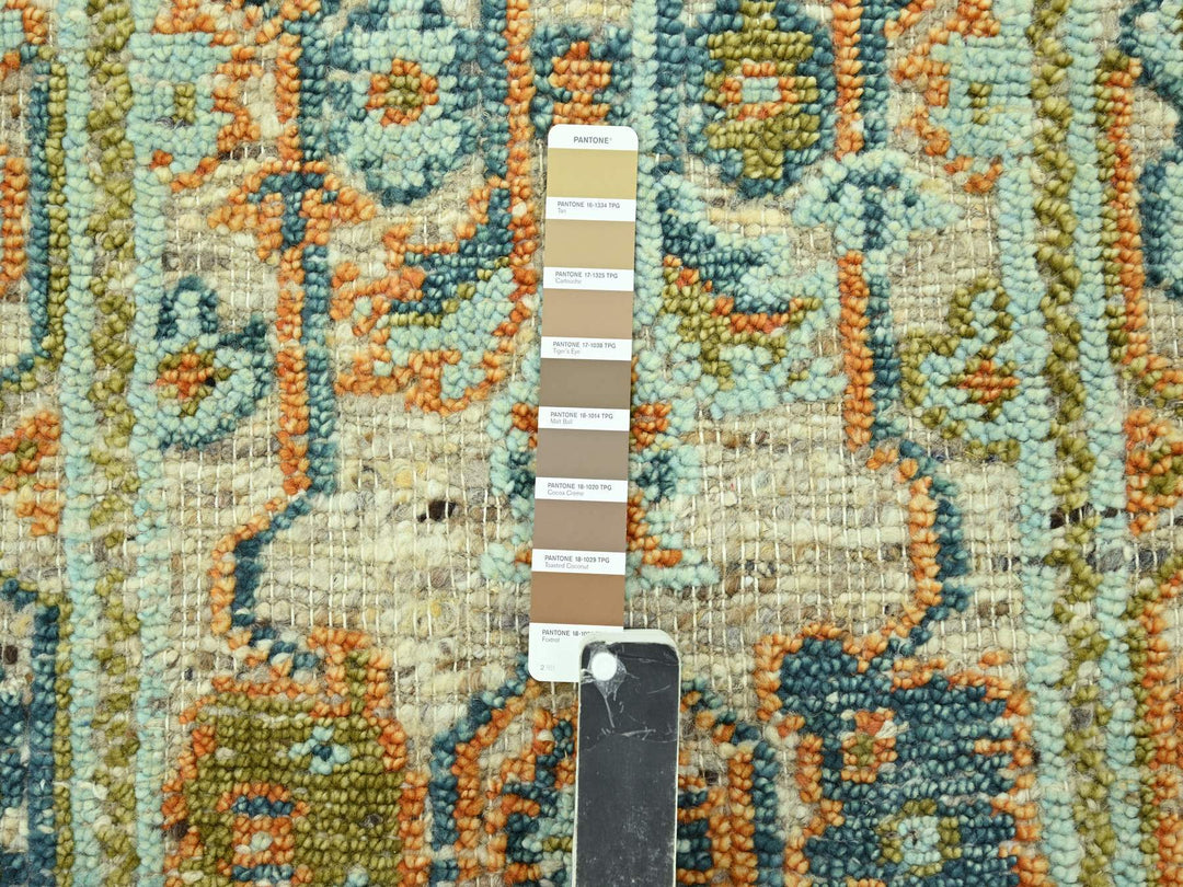 3'1" x 5'1" New Hand Knotted Brown Wool Rectangle Oriental Rug - MOA10277023