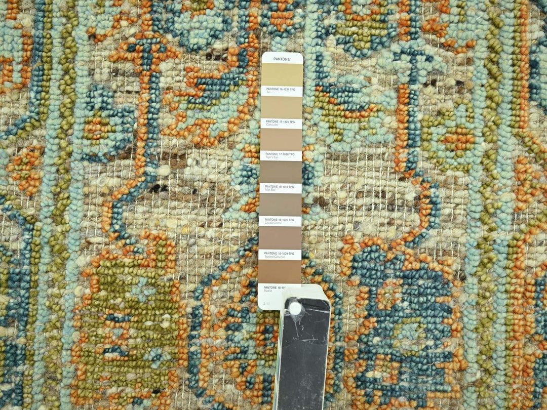 3'0" x 5'2" New Hand Knotted Brown Wool Rectangle Oriental Rug - MOA10277024