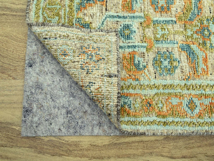 2'6" x 6'0" New Hand Knotted Brown Wool Runner Oriental Rug - MOA10277027