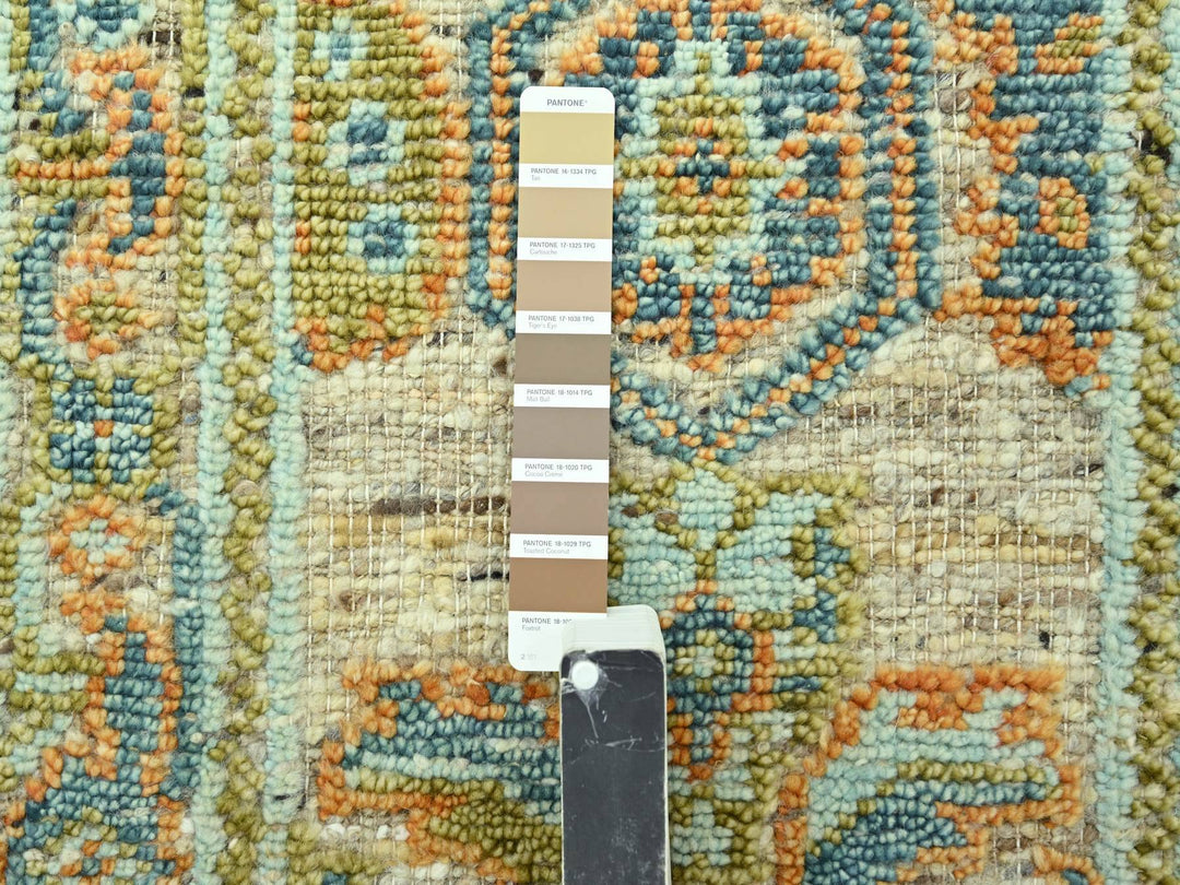 2'6" x 6'0" New Hand Knotted Brown Wool Runner Oriental Rug - MOA10277027