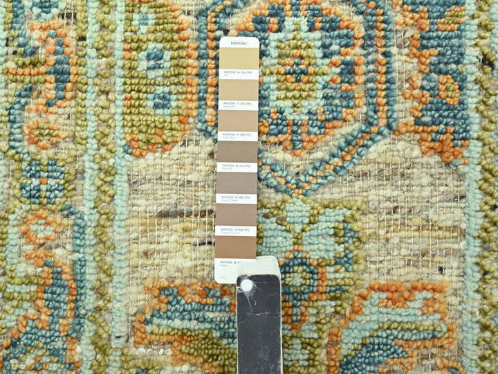 2'6" x 6'0" New Hand Knotted Brown Wool Runner Oriental Rug - MOA10277027
