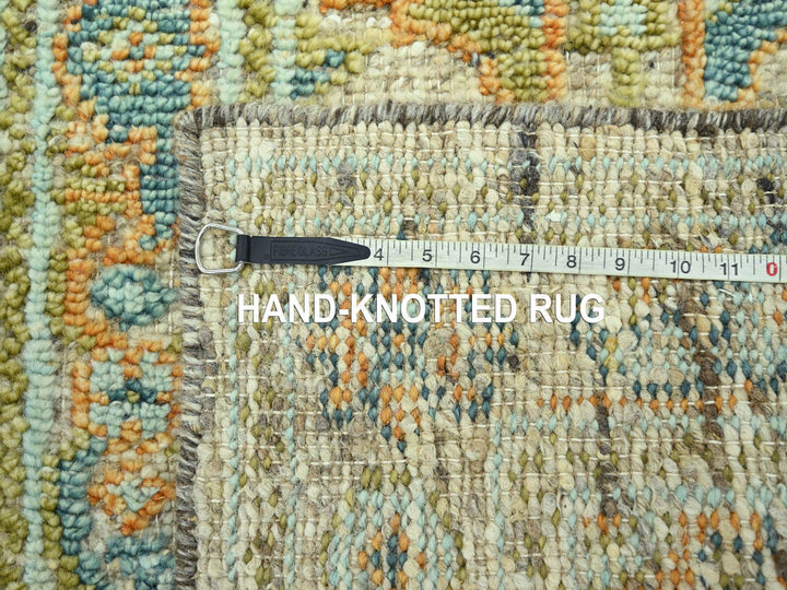 2'6" x 6'0" New Hand Knotted Brown Wool Runner Oriental Rug - MOA10277027