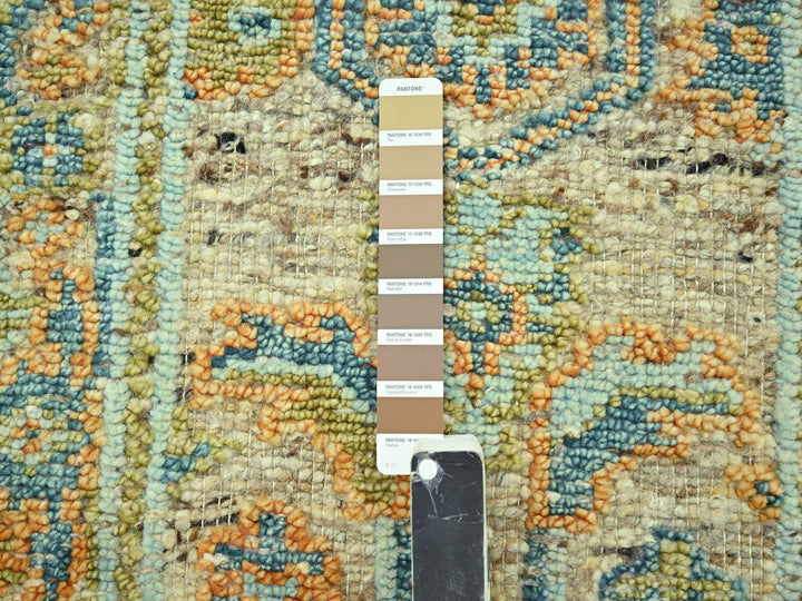2'9" x 6'1" New Hand Knotted Brown Wool Runner Oriental Rug - MOA10277030