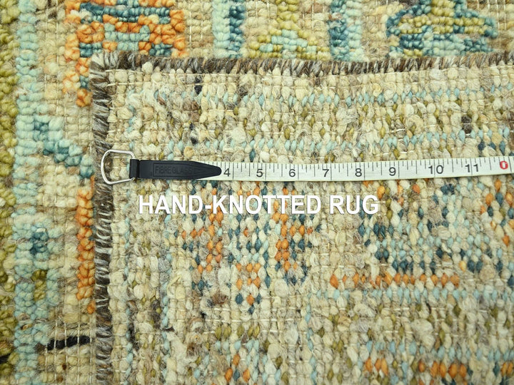 2'9" x 6'1" New Hand Knotted Brown Wool Runner Oriental Rug - MOA10277030
