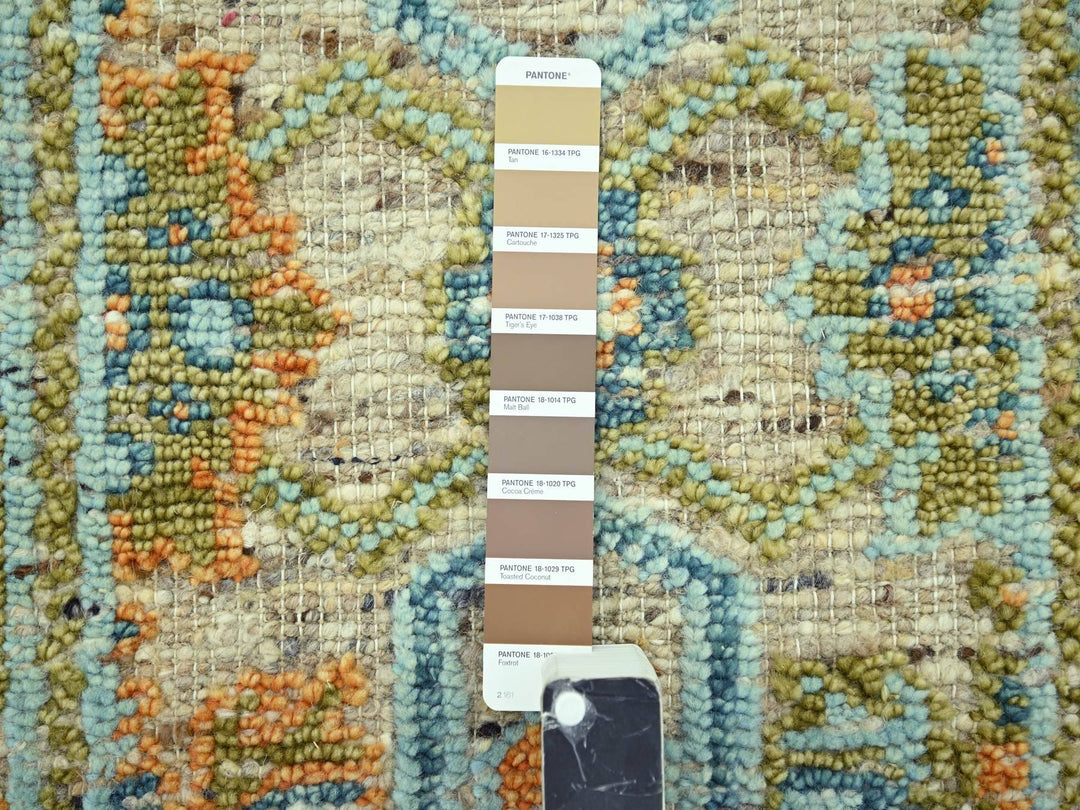 2'7" x 8'0" New Hand Knotted Brown Wool Runner Oriental Rug - MOA10277031
