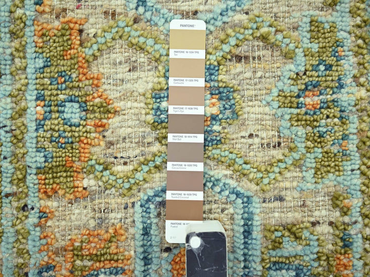 2'7" x 8'0" New Hand Knotted Brown Wool Runner Oriental Rug - MOA10277031