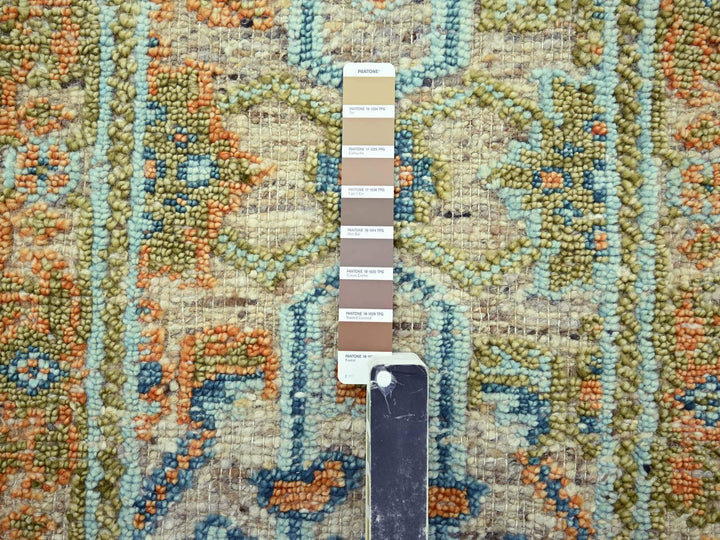 2'7" x 8'1" New Hand Knotted Brown Wool Runner Oriental Rug - MOA10277032