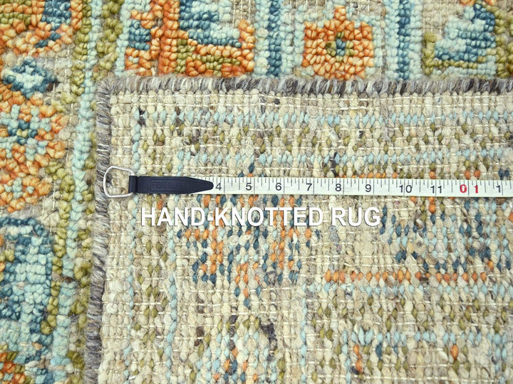2'7" x 12'0" New Hand Knotted Brown Wool Runner Oriental Rug - MOA10277037