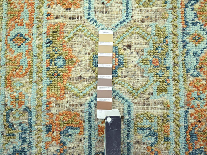 2'6" x 12'0" New Hand Knotted Brown Wool Runner Oriental Rug - MOA10277038