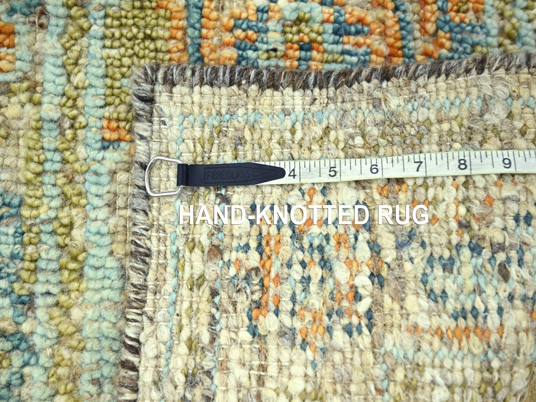 2'2" x 3'1" New Hand Knotted Brown Wool Rectangle Oriental Rug - MOA10277041