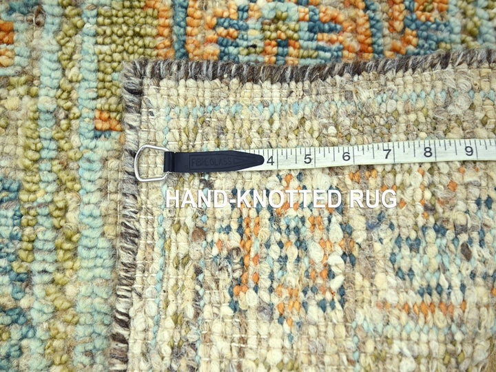 2'2" x 3'1" New Hand Knotted Brown Wool Rectangle Oriental Rug - MOA10277041