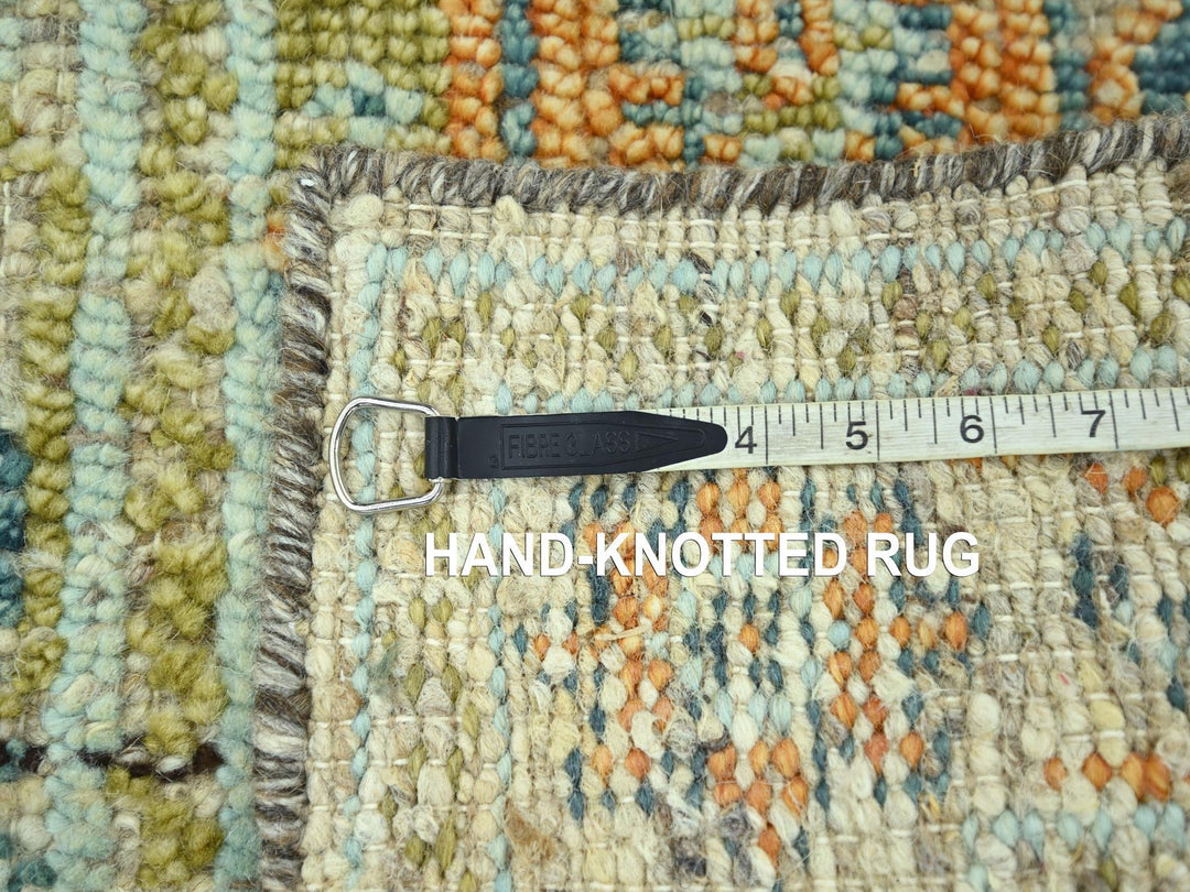 2'1" x 3'1" New Hand Knotted Brown Wool Rectangle Oriental Rug - MOA10277042