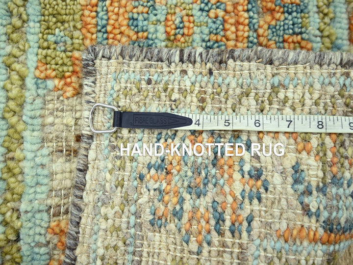 2'0" x 3'0" New Hand Knotted Brown Wool Rectangle Oriental Rug - MOA10277043