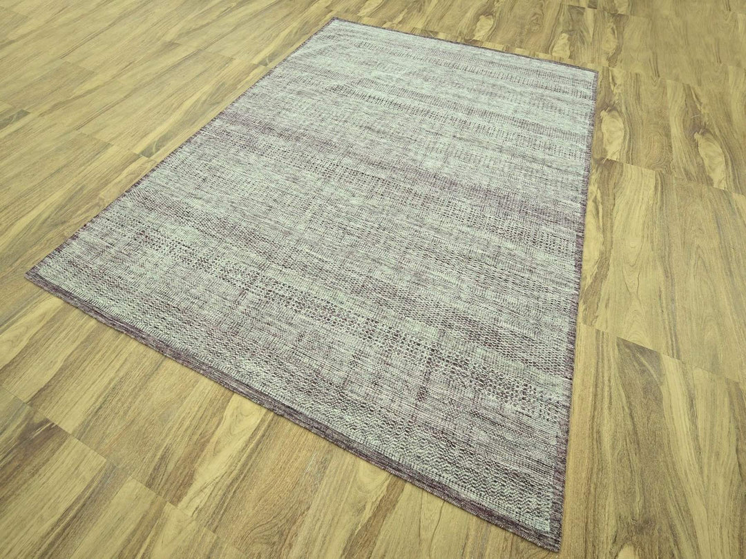 8'0" x 10'3" New Hand Knotted Red Wool Rectangle Oriental Rug - MOA10277047